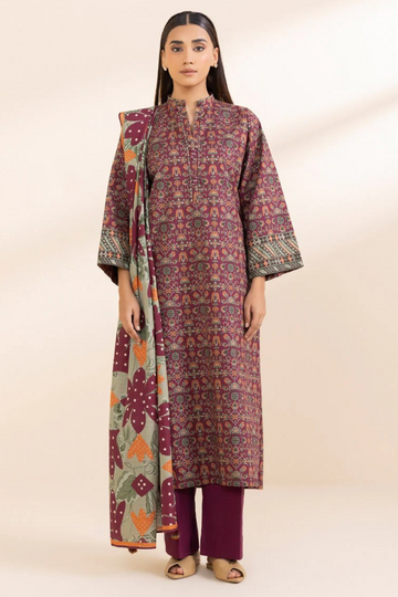 SAPPHIRE PRINTED LAWN SUIT