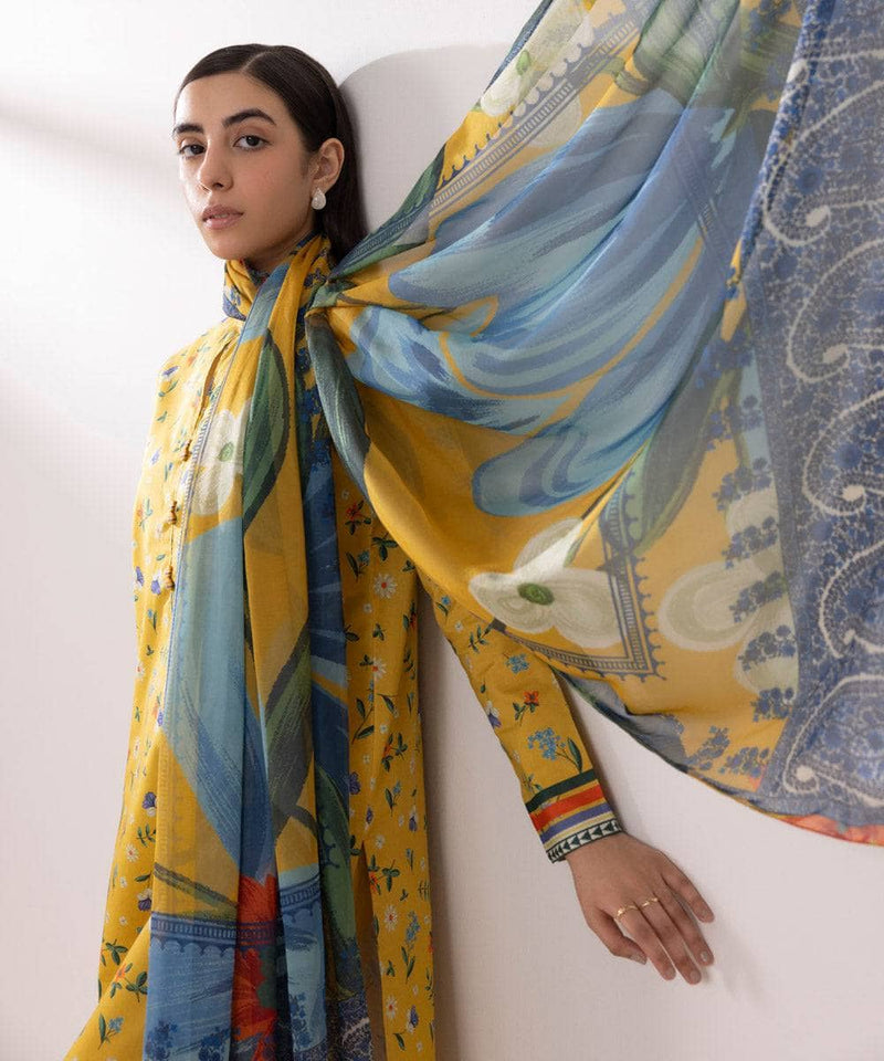 SAPPHIRE CAMBRIC COTTON