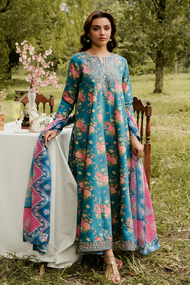 SAPPHIRE PRINTED LAWN SUIT