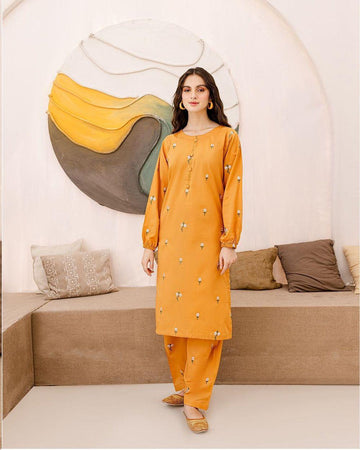 Zara Shahjahan  02-Piece Embroidered DHANAK 2024