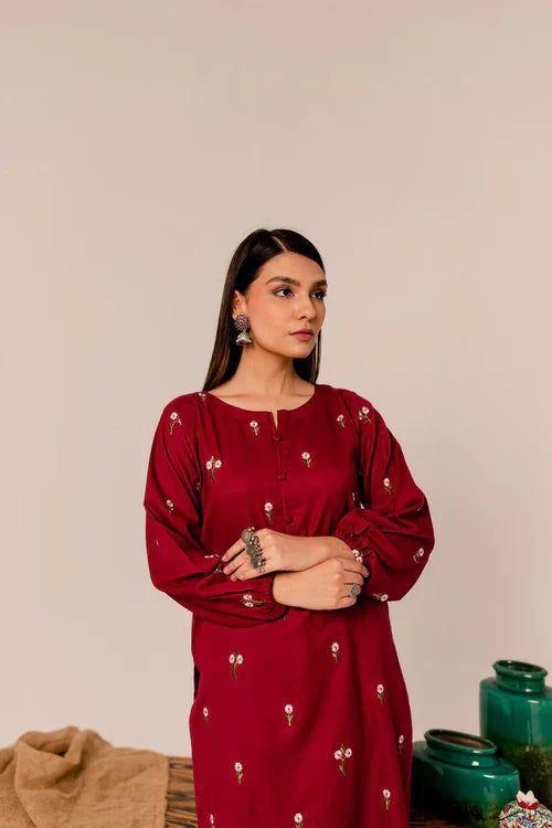 Zara Shahjahan 02-Piece Embroidered DHANAK 2024